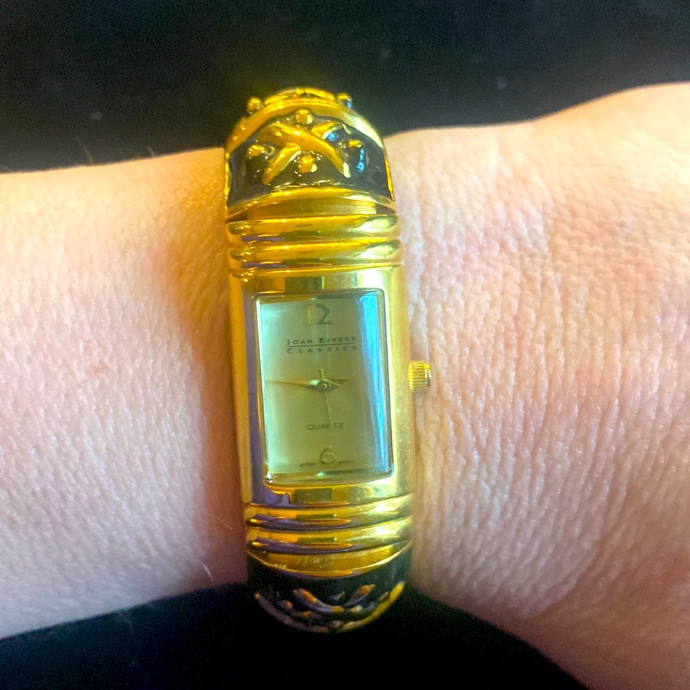 Joan Rivers cuffed watch